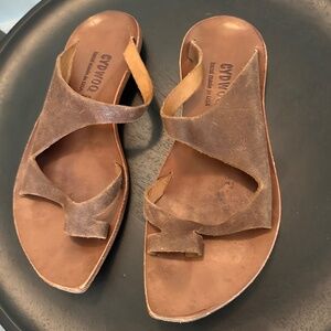 Cydwoq leather sandals 36.5 6.5 7 originally $238
